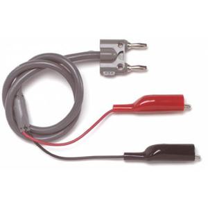 2 BC AL Double Banana Plugs to Alligator Clips On Rg58 CU Cable 11812