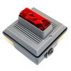 3015 3076 Audible Visual Alarm 120 VAC Red Strobe 02835