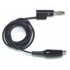 3220 Miniature Alligator Cliip to Stacking Banana Plug Patch Cord 11748