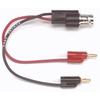 3966 BNC F To Stacking Miniature Banana Plugs 11822