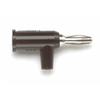 4897 Banana Plug With Safety Collar Solderless Gold Plated 12198