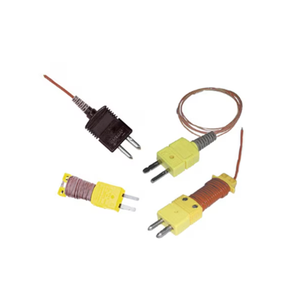 5 SRTC GG J 24 2 M Ready Made Insulated Thermocouples w Kapton PFA Glass Braid Insulation Molded Connectors 13562