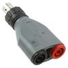 72938 Iec Insulated BNC F To 2 Male Banana 4mm Jacks 11983