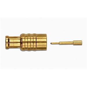 73014 MCX Plug Straight Semi Rigid Crimp 50 Ohm RG402 U Type 12013