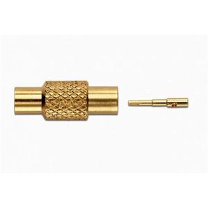 73037 MMCX 50 Ohm Jack Straight Semi Rigid Crimp RG405 U Type 12015