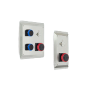 81505 V88 Wall mounted socket distributors for clean rooms 15290