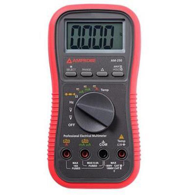 True Rms Multimeter Controls Explained AM-250 Industrial True-rms Digital Multimeter | Alpha Controls