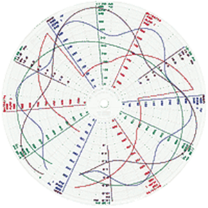Circular Charts With No Numbers On Divisions 06358