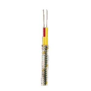 EXPP K 16 S TCP P 100 Copper Overbraid Thermocouple Duplex Extension Wire 13544
