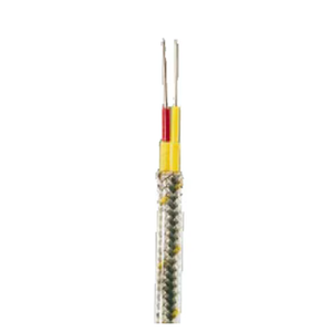 EXTT K 24 SB T 60 M 304 SS Overbraid Thermocouple Duplex Extension Wire 13547