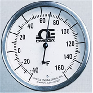 HL 100 2 37 Dial Bimetal Hermetically Sealed Thermometer Handheld 09090