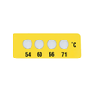 ML4 C Non Reversible Four Point Temperature Label 09195