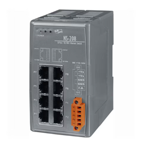 NS 208 8 Port Industrial 10100 Mbps Unmanaged Ethernet Switch DIN rail 13035