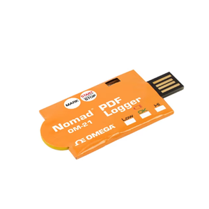OM 21 Single use Cold Chain PDF Temperature Logger for Audit Reports 09367