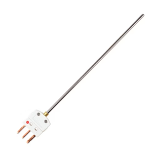 PR 17 E PT100 RTD Probe w Quick Disconnect Miniature Connector 08986