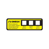 TL DWS Dishwasher Safe Non Reversible 3 Temperature Point Label 09202