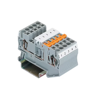 XBPT10 Feed Through Spring Cage Terminal Blocks Fuse Holder 09349
