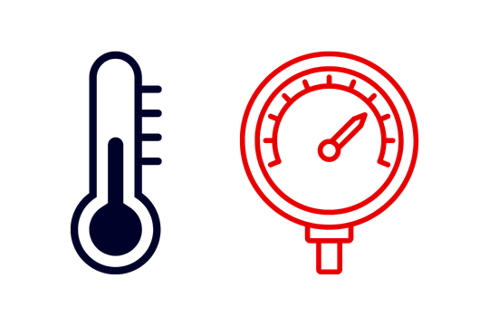 Temp and pressure